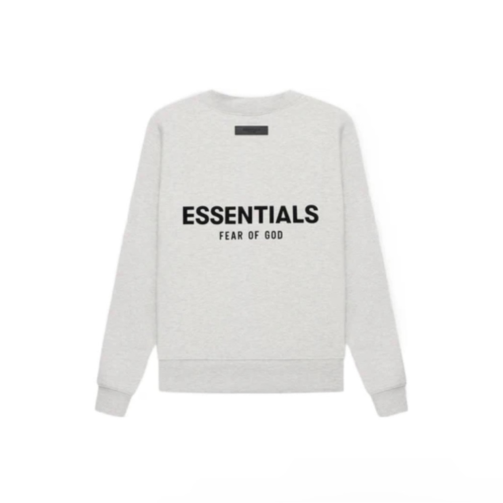 ESSENTIAL FEAR OF GOD Crewneck Unisex 
Light Oatmeal Color 
Size M
Brand new
